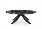 Marinace Black marble coffee table - BertO Outlet