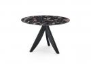 Round coffee table with 3 wooden legs - BertO Outlet