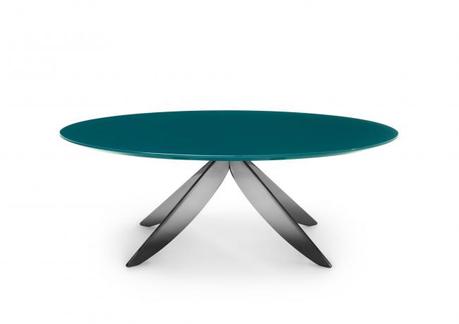 Octane lacquered coffee table - cm Ø 100 x H.35