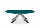 Octane lacquered coffee table - cm Ø 100 x H.35