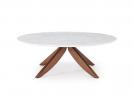 Circus coffee table with Carrara marble top - BertO Outlet