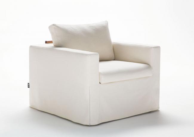 Dafne armchair bed with spring mattress H.11 cm - BertO Outlet