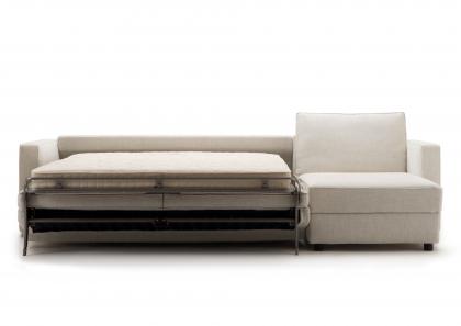 Gulliver sofa bed with Chaise Longue - Mattress cm 160 x D.200 x H.14