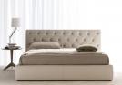 King size leather bed Tribeca - BertO Outlet