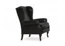 Bergère leather armchair - cm L.80 x D.85 x H.102