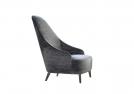 Modern Armchair with Velvet Cover - BertO Outlet