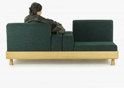 Convertible Sofa Meda by BertO - waiting room composition