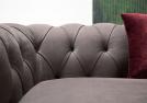 Boston is a Chesterfield sofa made completely by hand using traditional upholstery tailoring techniques