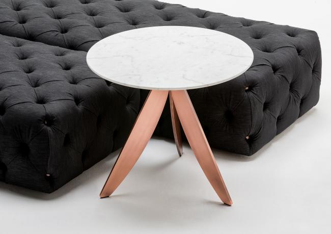 Circus Coffee Table with Copper Steel Base - #BertoLive 2016