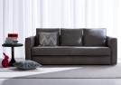 Robinson leather sofa bed - 3 seater cm L.215 x D.100 x H.90