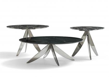 Circus Coffe Tables - Marquinia marble and Marinace Black granite