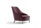 Leather Armchair with Low Back - BertO Outlet