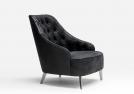 Emilia BertoLive armchair with design copper feet