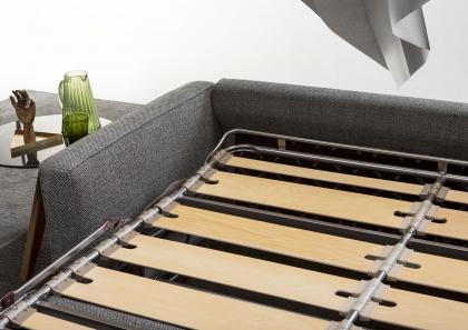 Gulliver sofa bed with beech wood slats - BertO Salotti