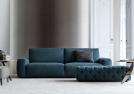 Johnny blue petrol sofa - BertO Outlet