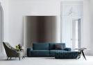 Johnny blue petrol sofa - BertO Outlet