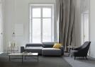 Harley custom made sofa with reclining backrest – Berto Salotti
