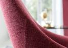 Red fabric armchair Vanessa - BertO Prima