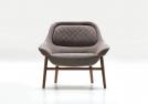 Leather design armchair Hanna sale - BertO Outlet