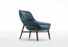 Hanna blue petrol armchair - BertO Outlet