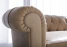 Leather chesterfield style sofa Boston