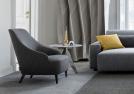 Modern Fabric Armchair Emilia Immediate delivery - BertO Prima