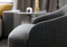 Profile Modern Fabric Armchair Emilia Immediate delivery - BertO Prima