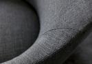 Backrest Modern Fabric Armchair Emilia Immediate delivery - BertO Prima