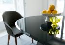 Oval table model Ring immediate delivery with top in Carrara with shaped edge - Berto Prima