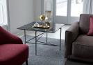 Low coffee table Riff - Top marquinia marble - BertO Prima