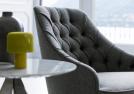 Quilted armchair fabric version  - BertO Prima