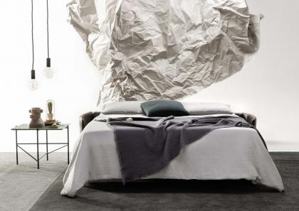 The Marky sofa bed has a depth with open bed of 200 cm - BertO Salotti