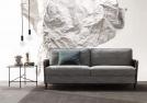 The Marky sofa bed has elegant leather armrests - BertO