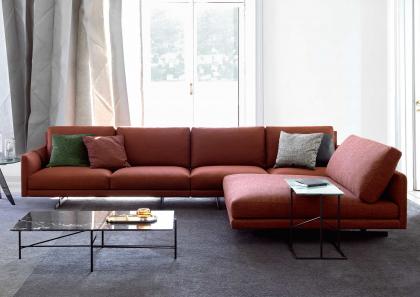 Sofa with reversible peninsula  Dee Dee - BertO